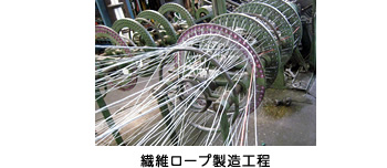 繊維ロープ製造工程